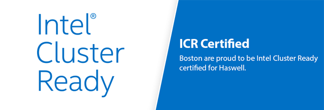 Intel Cluster-Ready Certified